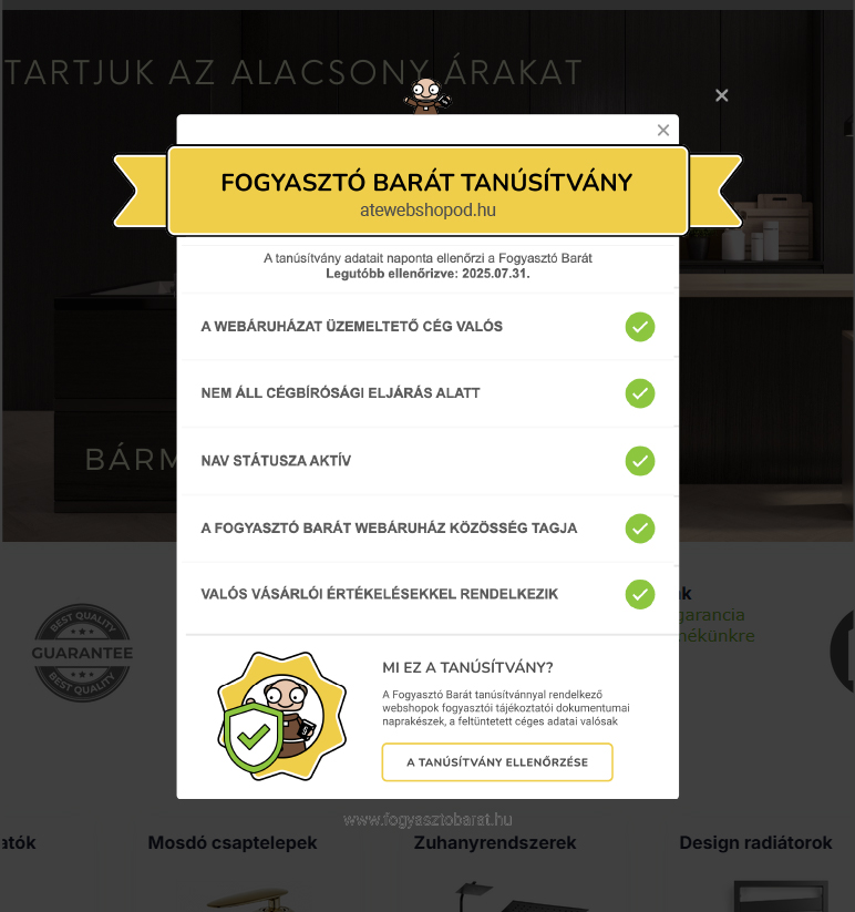 Tanústvány 5 pontos verzió